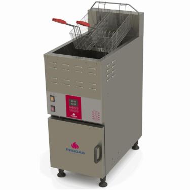 Imagem de Fritador Água e Óleo Progás Profissional Em Inox Com 2 Cestos 43L 220V PRF-45 E P37477