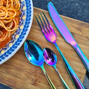 Imagem de Jogo de Talheres de Inox Brilhantes - Faqueiro 16 Peças - CAN.U.DO, Ra