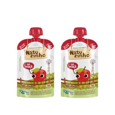 Imagem de Kit Papinha Organica Natuzinho Maça Bebe 2 unidades