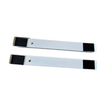 Imagem de ＫＬＫＣＭＳ 2x Suporte compacto para máquina de lavar roupa, geladeira, rolos extensíveis para eletrodomésticos, lavadora, secadora, geladeira, base móvel com, Branco