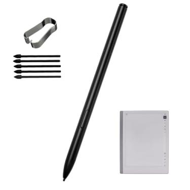 Imagem de Caneta Stylus com borracha para notável marcador plus caneta compatível com tablet 2/1, sensibilidade à pressão 4096 para desenho de escrita digital, adsorção de ímã