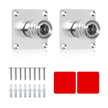 Imagem de Aezpc Suporte de canhão de espuma com conexão rápida de 1/4, suporte de parede de aço inoxidável, pacote com 2