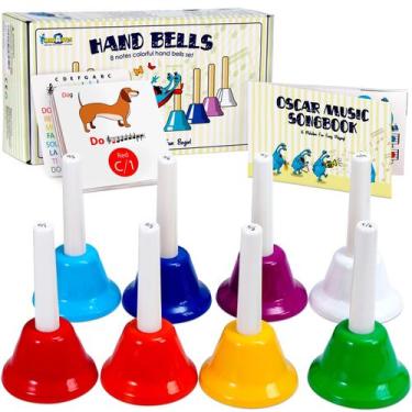 Imagem de Hand Bells MINIARTIS para crianças educativas com 15 canções