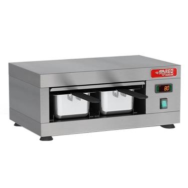 Imagem de Conservador De Proteínas Horizontal 50 A 100ºc 400w 2 Cubas 1/3 Coproh2 220v - Red Chameleon 220v