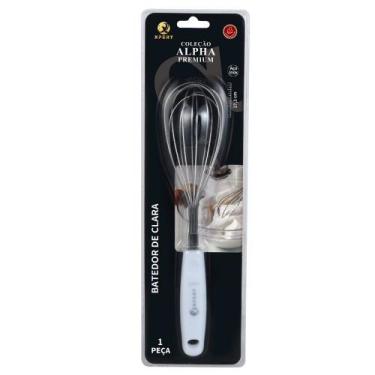 Imagem de Batedor Fouet Aço Inox Cozinha Profissional Claras Molhos Cremes Massa