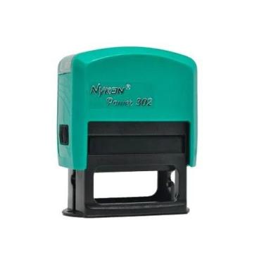 Imagem de Carimbo Automático Nykon 302 Verde Pastel