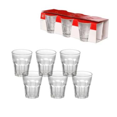 Imagem de Copo Shot Whisky Tequila Licor Cachaça Safira 70ML Jogo com 12 Unidade