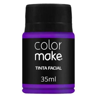 Imagem de Tinta Facial Líquida Roxa 35ml - Colormake