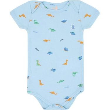 Imagem de Body manga curta bebe 13590 kiko e kika - Kiko baby, Azul, G