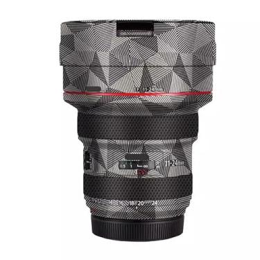 Imagem de EF 11-24 4 L II Adesivo para lente de câmera revestimento película protetora protetor corporal decalque skin para Canon EF 11-24 mm F4 L II (titânio triangular)