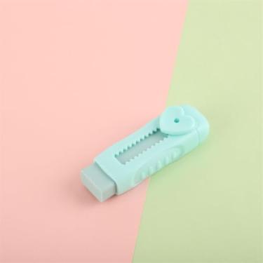 Imagem de Borracha Push Pop recarregável com 3 refis extras pacote econômico 4 em 1 para apagar com precisão e limpeza para exames escolares, escritório, casa, desenho