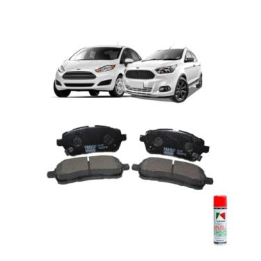 Imagem de Kit Pastilha Freio New Fiesta 1.6 2010+ KA 1.0 1.5 2014+ Koubé Anti Chio 250ml