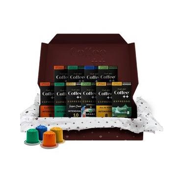 Imagem de Kit 100 Cápsulas Coffee Mais, compatível com Nespresso Variedades