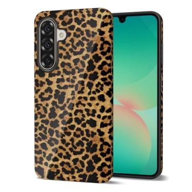 Imagem de Svanove Capa de telefone com estampa de chita para Samsung Galaxy A26 5G feminina, linda capa de leopardo para mulheres, design de estampa de animal retrô moderno de luxo, padrão estético Y2k capa de