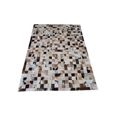 Imagem de Tapete de Couro Natural Premium 3,00 x 2,50m (Begi Tricolor) (Begi Tricolor)