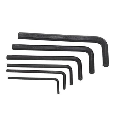 Imagem de KIMISS Conjunto de Chave Sextavada Tipo L, 6 Peças, Kit de Ferramentas de Reparo de Bicicleta Em Aço Carbono para Fácil Manutenção