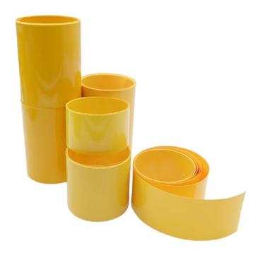 Imagem de Manga Termorretrátil De PVC Amarelo Para Bateria De Lítio 18650 - Temperatura Retrátil De 80 ℃, Largura Plana De 7 Mm-200 Mm, 20 M, Filme De Proteção À Prova De Poeira(Width 180mm)