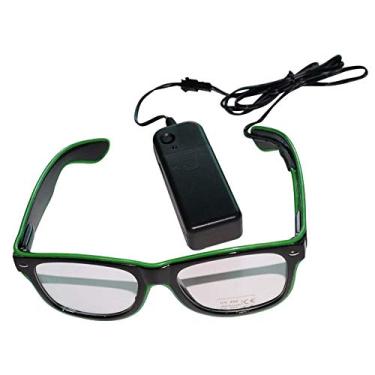 Imagem de Óculos LED YJ001 Luz El Wire Neon Rave Pisca Brilhante Decorativos para Festa Clube Feriado com 10 Estilos de Iluminação 4 Modos Design Ergonômico Mol