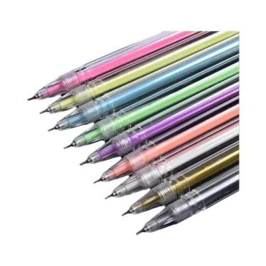 Imagem de Conjunto De Canetas Gel Coloridas Kawaii 12PCS Canetas Esferográficas 