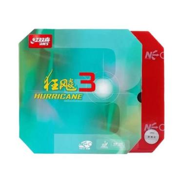 Imagem de Borracha De Tênis De Mesa Profissional DHS Neo Hurricane 3, Espuma De 