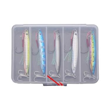 Imagem de Isca Artificial De Metal Aorace Para Pesca De Robalo, 21g 30g 40g, 5 P