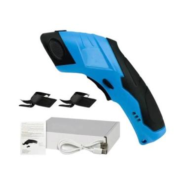 Imagem de Tesoura Elétrica Sem Fio Para Costura Com Carregamento USB Para Cortar