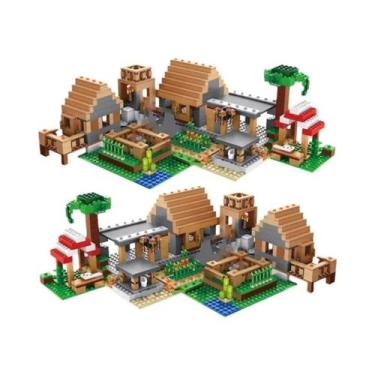 Imagem de Blocos De Montar Série Meu Mundo: Casa De Fazenda Grande Para Meninos 