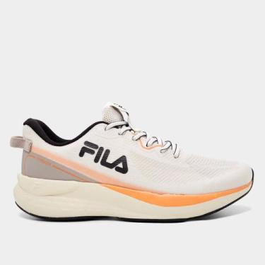 Imagem de Tênis Fila Striker Feminino, Bege, Laranja, 35