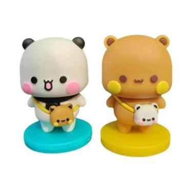 Imagem de Boneco De Urso Panda Kawaii Em Miniatura, Brinquedo De Anime Para Deco