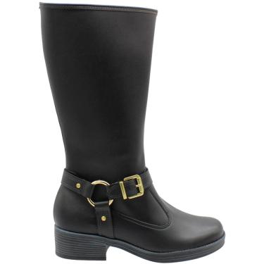 Imagem de Bota Montaria Moleca Napa Berlim Argola Metálica Feminino