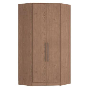 Imagem de Guarda-roupa Canto Closet com 2 Portas e 2 Gavetas Mdf Requinte+ Macadânia