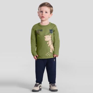 Imagem de Camiseta infantil menino de dinossauro Brandili
