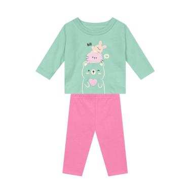 Imagem de Conjunto bebê menina de animais Brandili Baby