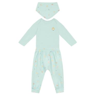 Imagem de Conjunto bebê unissex de animais Brandili Baby