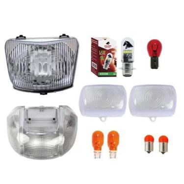 Imagem de Lanterna Farol Lampada Led Lente Pisca Cristal Pop 100 07/15 - DNSA