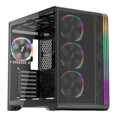 Imagem de Gabinete Gamer 1STPLAYER VT7, Mid Tower, ATX, Lateral em Vidro Tempera
