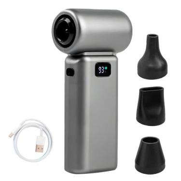 Imagem de Mini Soprador Ventilador Turbo Portátil Recarregável USB-C - DS