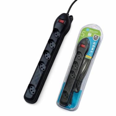 Imagem de Filtro de Linha Qualitronix 5 Tomadas Bivolt com Circuit Breaker Quali