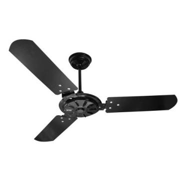 Imagem de Ventilador de teto comercial motor grande ventex, Preto, 220V