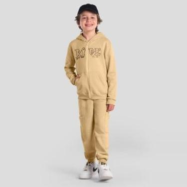 Imagem de Conjunto infantil menino com aplique bordado Brandili-Masculino
