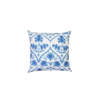 Imagem de Capas para Almofadas 45x45 Tecido Algodão Estampado Nallu Decor, Azul