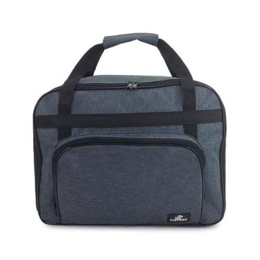 Imagem de Bolsa capa Mala Transporte Maquina Costura Portátil Caseira - Cinza-es