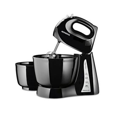 Imagem de Batedeira Premium Mondial Preto e Inox 500W B-04 NP