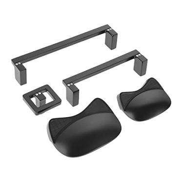 Imagem de Black Modern Handle Strip/Cat Cristal Puxe Creative Liga Knob w/Parafuso Simples Diamante Decoração Porta Gaveta Armário Cozinha De Cozinha YYDFPIIA (Color : 5)