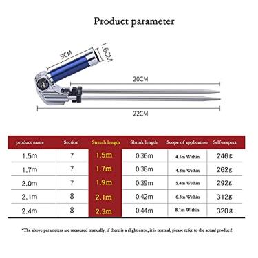 Imagem de Barraca de pesca Suporte de torreta da torreta da vara de pesca com a cadeira de pesca da caixa de pesca da inserção do solo Especial três-em-um da vara de pesca multi-função de pesca Suprimentos de p