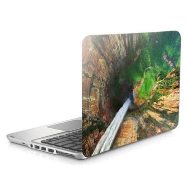 Imagem de Skin Adesivo Protetor Para Notebook 15" Cachoeira Lago Rio D2 - Skin Z