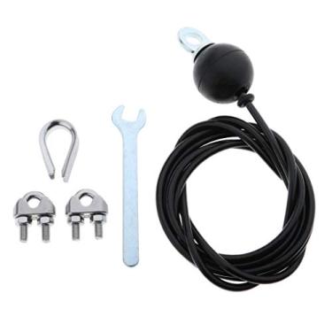 Imagem de WeiLaiKeQi Sistema de cabo de aço fitness de 6 mm para equipamento de ginástica LAT, puxar para baixo, sistema de cabo de polia fitness, máquina de cabo, ajustável de 2,5 m