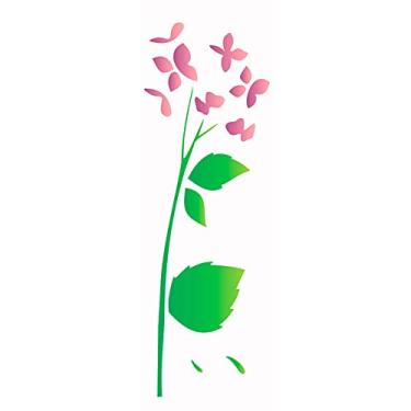 Imagem de Stencil de Acetato para Pintura OPA 10 x 30 cm – 1789 – Flor Hortênsia