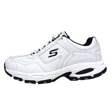 Imagem de Skechers Mens Memory Foam Active Shoe Sneakers (White, 10.5)