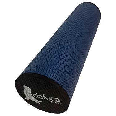 Imagem de Rolo Massagem Liberação Miofascial 45cm DF1069 Azul Marinho Dafoca Sports